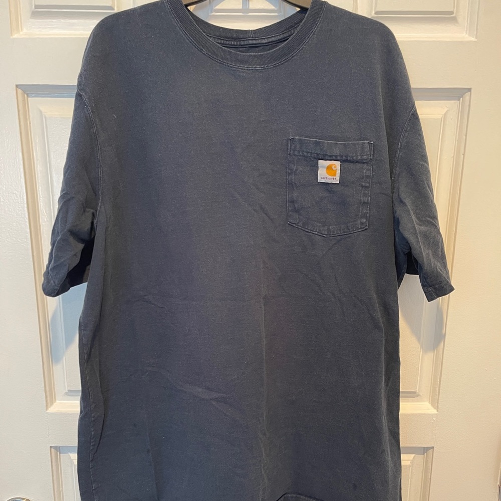 Blue carhartt shirt